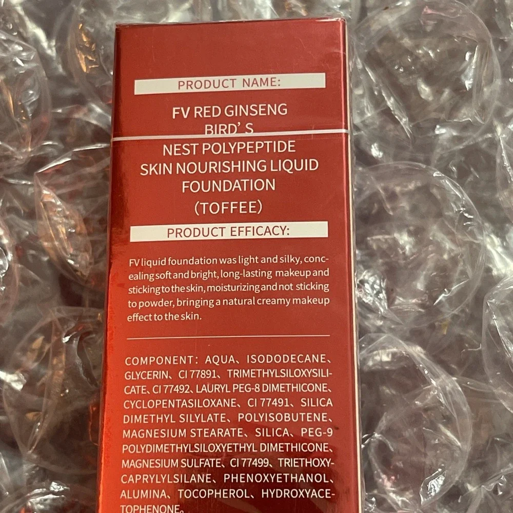 Fv Sk Forever Red Ginseng Birds Nest Polypeptide Nourishing Foundation‎ Toffee